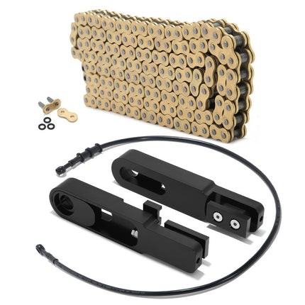 For Yamaha R1 2007-2014 6-9 Inch Swingarm Extensions Brake Line Chain Remover Kit