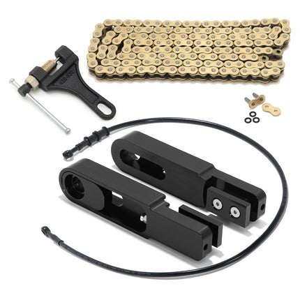 For Yamaha R1 / R1S 2015-2024 6-9 Inch Swingarm Extensions Brake Line Chain Remover Kit
