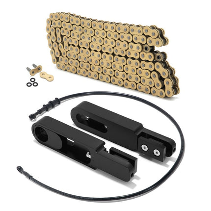 For Yamaha R6 2006-2013 6-9 Inch Swingarm Extensions Brake Line Chain Remover Kit