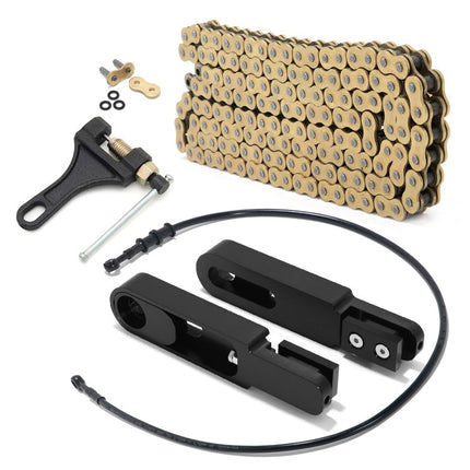 For Yamaha R6 2006-2013 6-9 Inch Swingarm Extensions Brake Line Chain Remover Kit