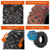 Universal 6 Ply ATV / UTV All-Terrain Tire Sets 27X9-12 Front 27X11-12 Rear