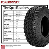 Universal 8 Ply ATV / UTV All-Terrain Mud Tire Sets 30X10-14