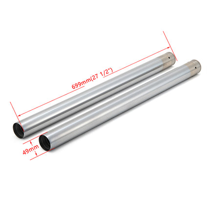 For Harley Davidson Dyna Street Bob / Super Glide / Low Rider (S) 2006-2017 49mm Fork Tubes +2 Inch 46605-06