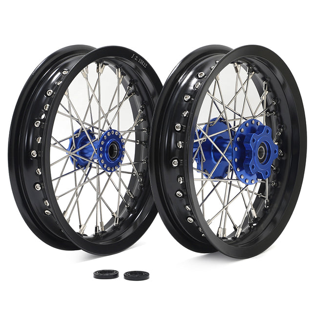 For Talaria Sting / Talaria Sting MX3 / Talaria Sting R MX4 / Talaria XXX Supermoto 12x2.15 Front Rear Spoke Wheel Hub Set