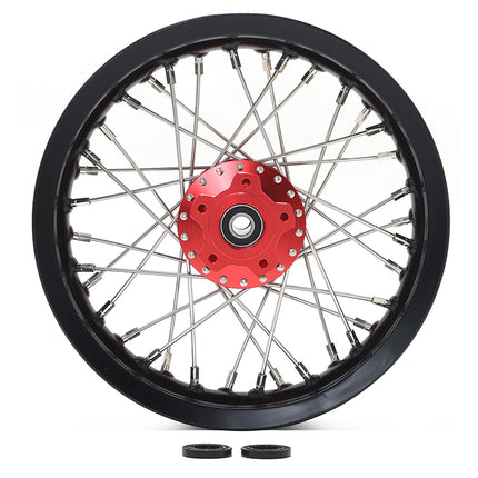 For Talaria Sting / Talaria Sting MX3 / Talaria Sting R MX4 / Talaria XXX Supermoto 12x2.15 Front Rear Spoke Wheel Hub Set