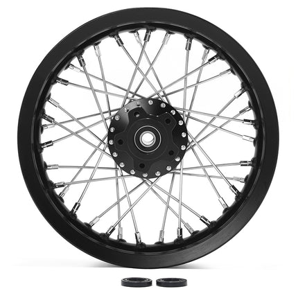 For Talaria Sting / Talaria Sting MX3 / Talaria Sting R MX4 / Talaria XXX Supermoto 12x2.15 Front Rear Spoke Wheel Hub Set