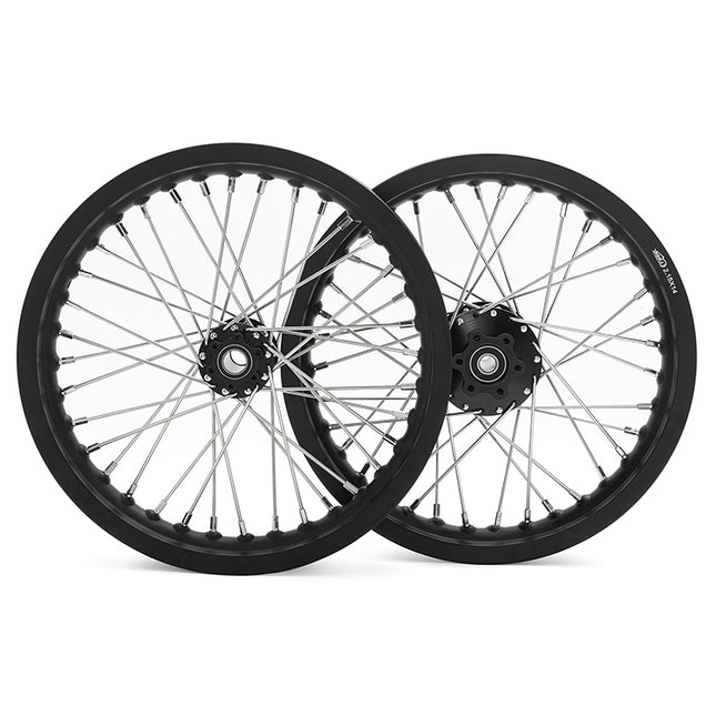 14*2.15 Front & Rear Spoke Wheel Set for Sur-Ron Light Bee X / S / Segway X160 X260 / 79Bike Falcon M / E Ride Pro-SS 2.0