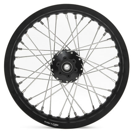 14*2.15 Front & Rear Spoke Wheel Set for Sur-Ron Light Bee X / S / Segway X160 X260 / 79Bike Falcon M / E Ride Pro-SS 2.0