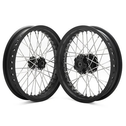 14*2.15 Front & Rear Spoke Wheel Set for Sur-Ron Light Bee X / S / Segway X160 X260 / 79Bike Falcon M / E Ride Pro-SS 2.0