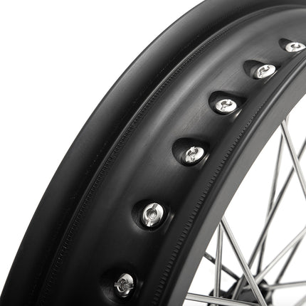 14*2.15 Front & Rear Spoke Wheel Set for Sur-Ron Light Bee X / S / Segway X160 X260 / 79Bike Falcon M / E Ride Pro-SS 2.0