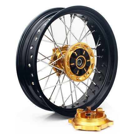 17" Aluminum Front Rear Spoke Wheel Set for Suzuki DRZ400 DRZ400E DRZ400SM 2000-2024