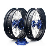 17" Aluminum Front Rear Spoke Wheel Set for Suzuki DRZ400 DRZ400S DRZ400E DRZ400SM 2000-2024