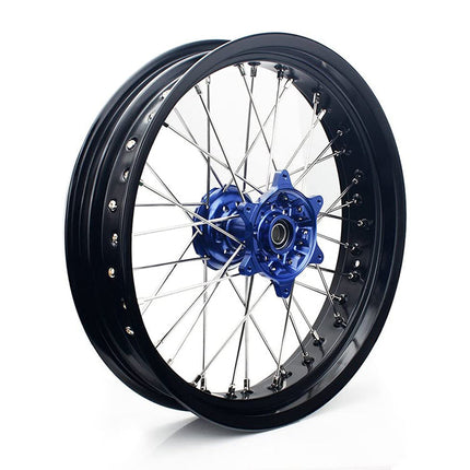 17" Supermoto Aluminum Front Rear Spoke Wheel Set for Suzuki DR650SE 1996-2024