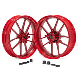 17" Supermoto Tubeless Front Rear Cast Wheels for Honda CRF250R 2004-2013 / CRF450R 2002-2012