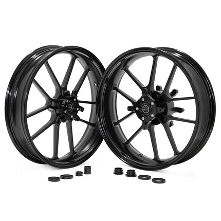 17" Supermoto Tubeless Front Rear Cast Wheels for Honda CRF250R 2014-2024 / CRF450R 2013-2024