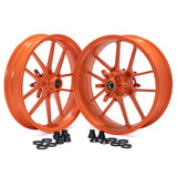 17" Supermoto Tubeless Front Rear Cast Wheels for Husaberg All Model 2003-2014 / Husqvarna 125-501cc 2014-2024