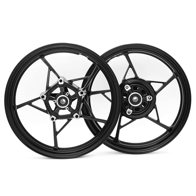 17×3.0 Front 17×4.0 Rear Casting Wheel Rims for Kawasaki Ninja 400 2018-2024 / Z400 2019-2023