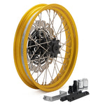 19''X 3.0'' Front & 17''X 4.25'' Rear Spoked Wheel Rims Hubs Disc Set For Honda CB400X