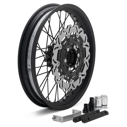 19x3.0 Front & 17x4.25 Rear Spoked Wheel Rims Hubs Disc Set For Honda CB400X