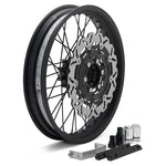 19''X 3.0'' Front & 17''X 4.25'' Rear Spoked Wheel Rims Hubs Disc Set For Honda CB400X