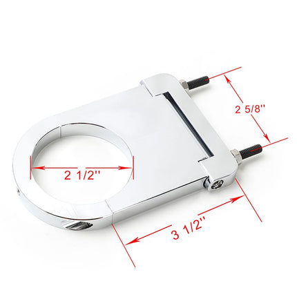 Street Rod Universal Chrome Aluminum Steering Column Drop Bracket for all