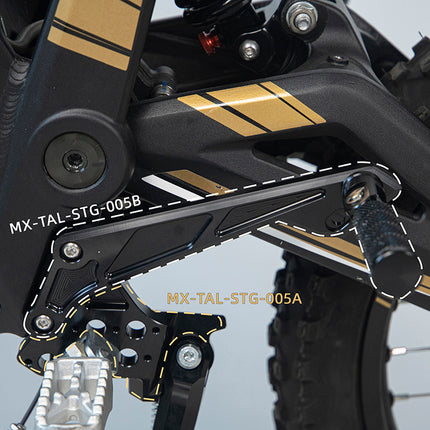 For Talaria Sting / Talaria Sting MX3 / Talaria Sting R MX4 / Talaria Sting MX5 Pro Front Rear Foot Peg Pedal Bracket Set