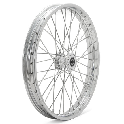 21 Inch Front Spoked Spool Wheel Rim Hub for Harley Models With 3/4 Axle Universal