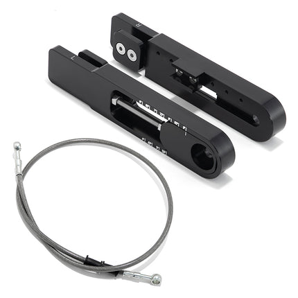 For Honda XR650L 4-9 Inch Swingarm Extensions Brake Line Chain Remover Kit
