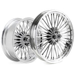 Front Rear Dual Disc Fat Spoke Wheels for Harley Touring Electra Glide / Street Glide / Road Glide / Road King / Ultra Limited / Ultra Classic 2009-2024