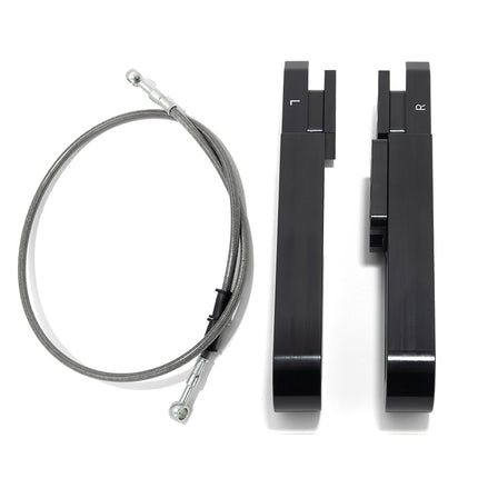 For Suzuki DRZ400SM 2005-2024 6-9 Inch Swingarm Extensions Brake Line Chain Remover Kit