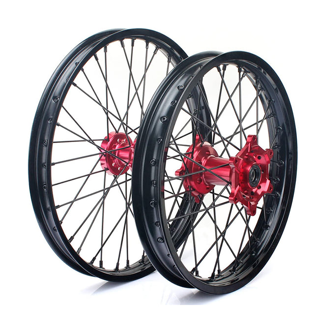 Aluminum Front Rear Spoke Wheel Set for Honda CRF250R 2014-2025 / CRF450R 2013-2025