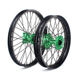 Aluminum Front Rear Spoke Wheel Set for Kawasaki KX125 KX250 2006-2013