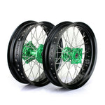 Aluminum Front Rear Spoke Wheel Set for Kawasaki KX250 2019-2020 / KX250F KX450F 2006-2018