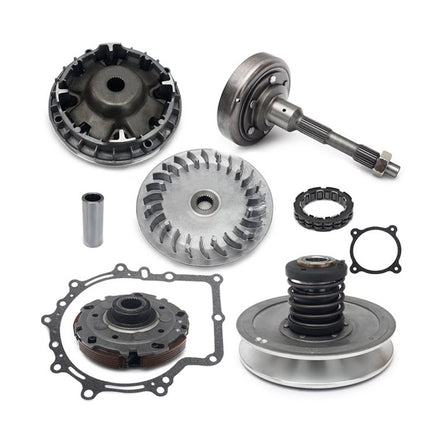 For CFMoto MC Models CF500 X5 2007-2009 2011-2014 Secondary Clutch Primary Clutch Variator Housing Pad Shoe Wet Clutch Kit