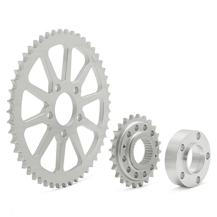 For Harley Dyna FXD Super Glide / FXDWG Wide Glide 06-17 / Softail 08-up / Dyna 18-up Chain Drive Transmission Sprocket Conversion Kit