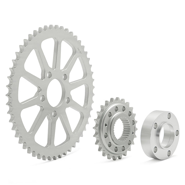 For Harley Dyna FXD Super Glide / FXDWG Wide Glide 06-17 / Softail 08-up / Dyna 18-up Chain Drive Transmission Sprocket Conversion Kit