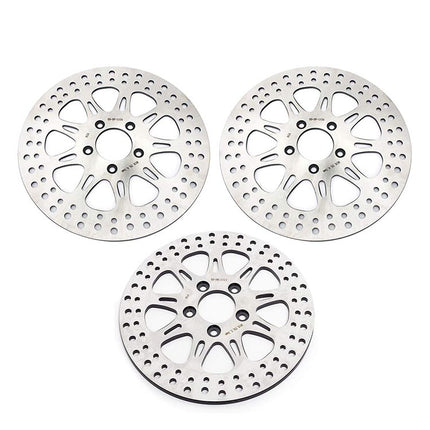 For Harley Davidson Dyna FXDF Fat Bob 2008-2017 / FXDL Low Rider 2014-2017 11.8 Front 11.5 Rear Brake Disc Rotors