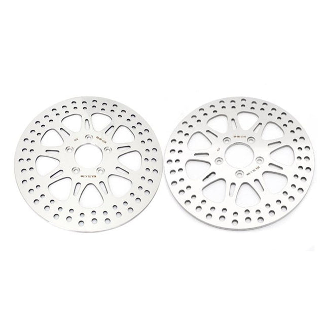For Harley Davidson Dyna FXDL Low Rider 2008-2009 / FXDLI Low Rider EFI 2006-2007 11.8 Front 11.5 Rear Brake Disc Rotors