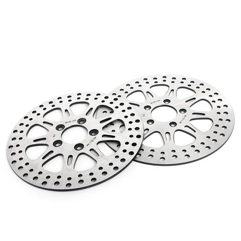 For Harley Davidson Dyna FXDL Low Rider 2008-2009 / FXDLI Low Rider EFI 2006-2007 11.8 Front 11.5 Rear Brake Disc Rotors