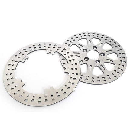 For Harley Davidson Dyna FLD Switchback 2012-2016 / FXD Super Glide 2008-2010 / FXDL Low Rider 2008-2013 11.8 Front 11.5 Rear Brake Disc Rotors
