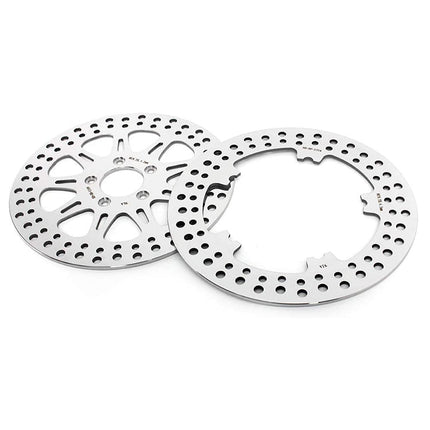 For Harley Davidson Dyna FLD Switchback 2012-2016 / FXD Super Glide 2008-2010 / FXDL Low Rider 2008-2013 11.8 Front 11.5 Rear Brake Disc Rotors