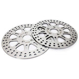 For Harley Davidson Dyna Super Glider / Low Rider / Wide Glide / Sport Glide 1984-1987 2pcs 11.5 Inch Front Brake Disc Rotors