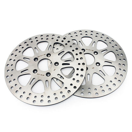 For Harley Davidson Dyna Super Glider / Low Rider / Wide Glide / Sport Glide 1984-1987 2pcs 11.5 Inch Front Brake Disc Rotors