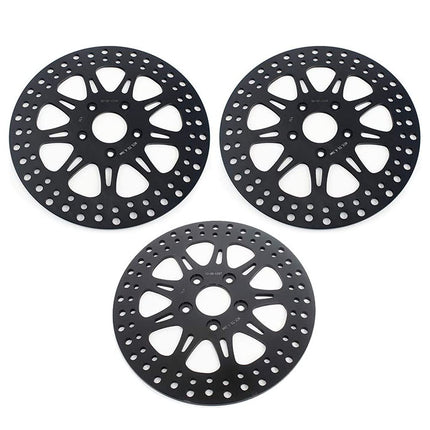 For Harley Davidson Dyna Super Glide/ Low Rider / Wide Glide / Sport Glide 1987-1999 11.5 Inch Front Rear Brake Disc Rotors