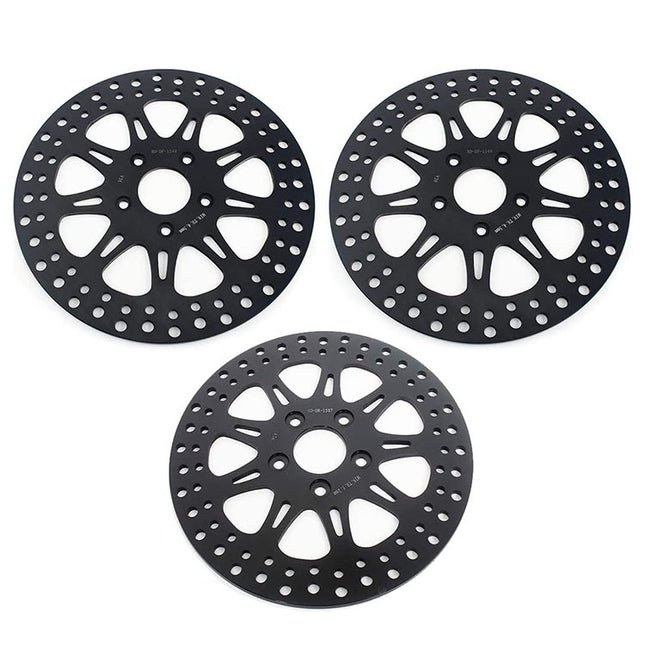 For Harley Davidson Dyna Super Glide/ Low Rider / Wide Glide / Sport Glide 1987-1999 11.5 Inch Front Rear Brake Disc Rotors