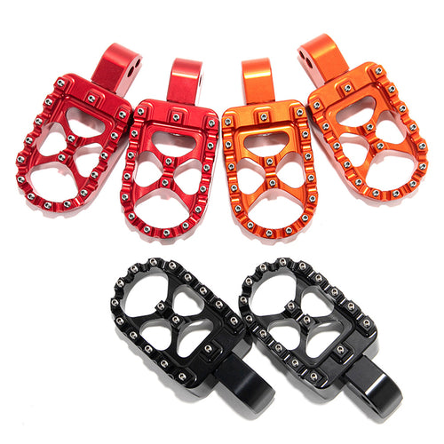 POWERJAMES Black Aluminum Foot Pegs For Harley Davidson 2018-2023 – Low Rider, Breakout, Street Bob, Sport Glide