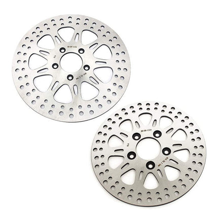 For Harley Davidson Sportster XL883 2014-2020 / XL1200 2014-2021 11.8 Front 10.2 Rear Brake Disc Rotors