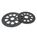 For Harley Davidson Sportster XL1200C Custom / XL1200T Superlow / XL1200X Forty Eight 2014-2023 11.8" Front 10.2" Rear Brake Disc Rotors