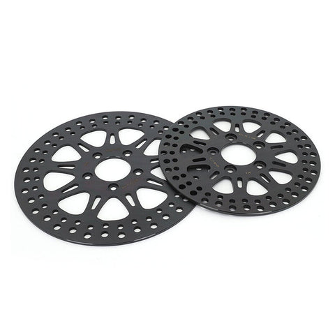 For Harley Davidson Sportster XL1200C Custom / XL1200T Superlow / XL1200X Forty Eight 2014-2023 11.8" Front 10.2" Rear Brake Disc Rotors