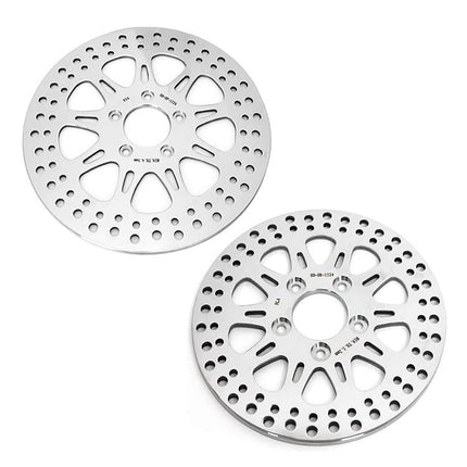 For Harley Davidson Sportster XL883 2014-2020 / XL1200 2014-2021 11.8 Front 10.2 Rear Brake Disc Rotors